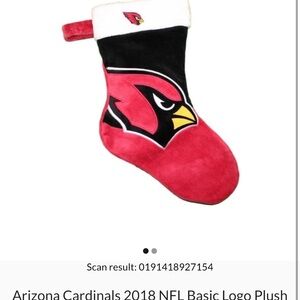 Forever Collectibles Red and Black Holiday Stocking